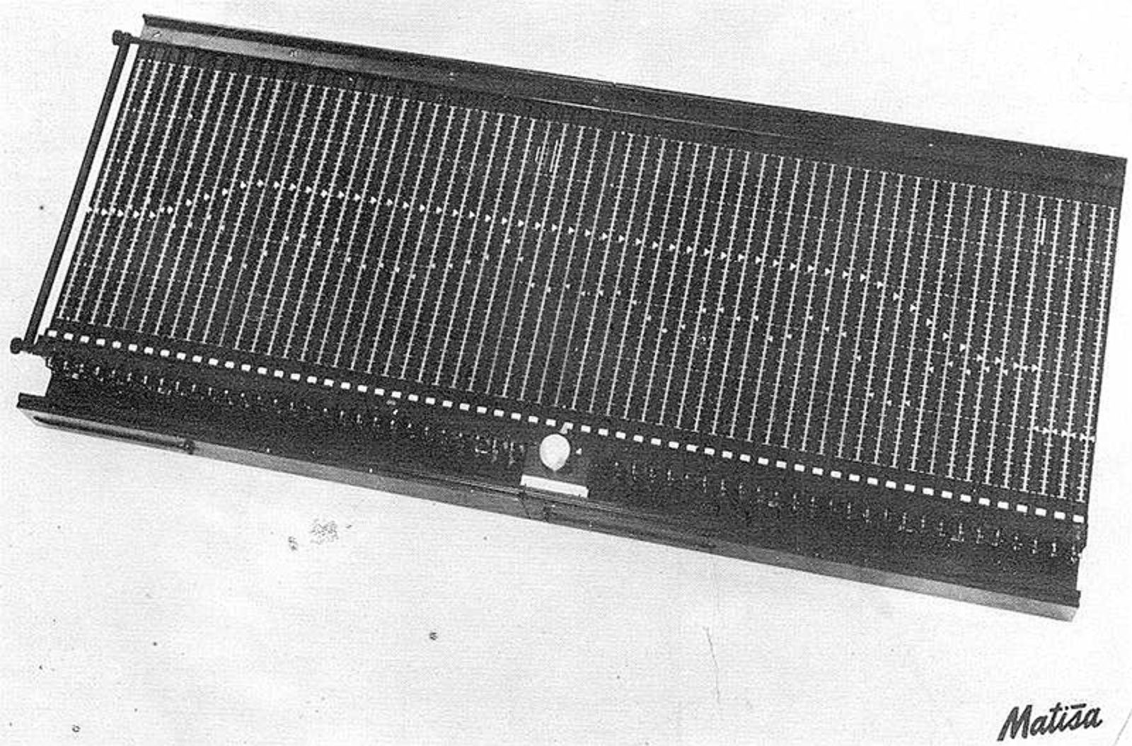 Matisakalkulator etter utført sporjustering.