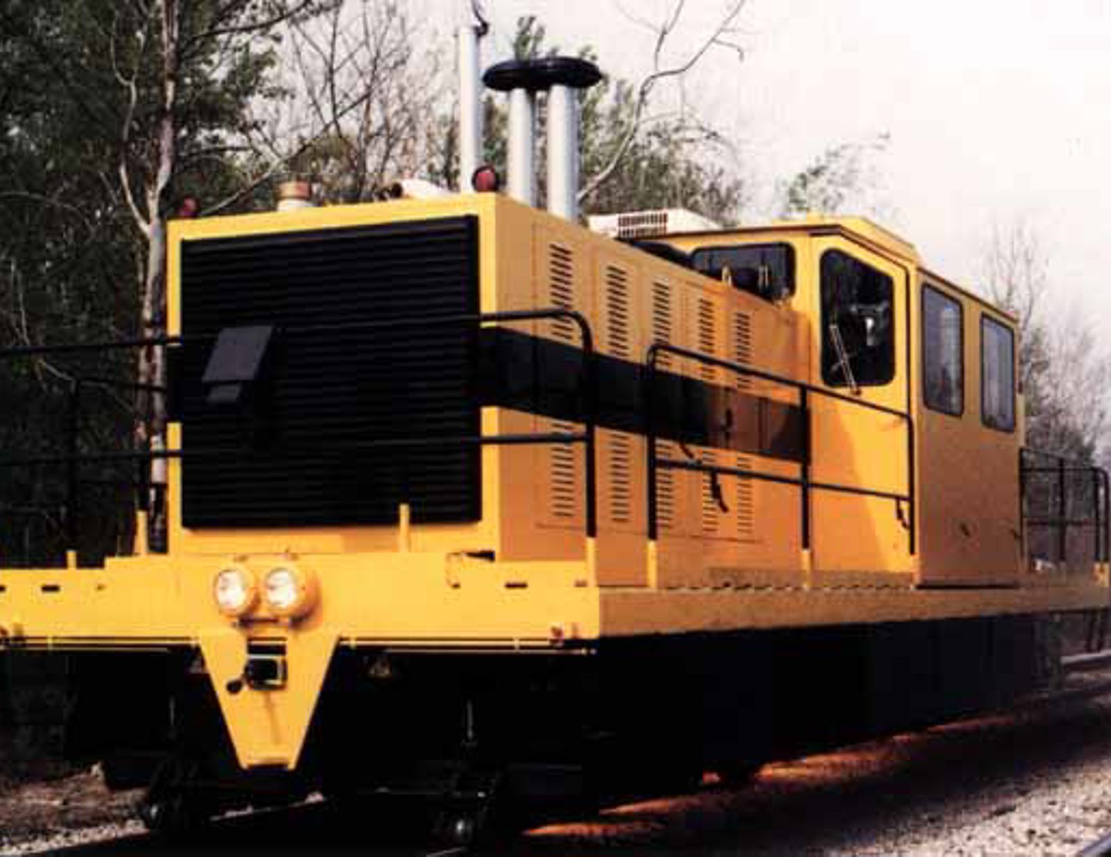 Slipetog spesielt tilpasset sliping av sporveksler på jernbanespor.