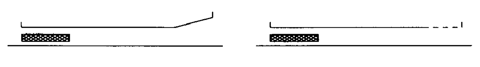 Illustrasjon av utvidet utgangsparti (venstre) og perforert utgangsparti (høyre) for tunneler.