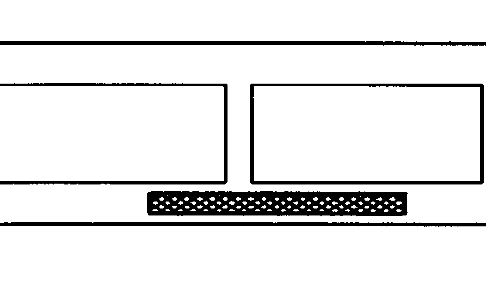 Illustrasjon av tverrforbindelser mellom to enkeltsporede tunneler.