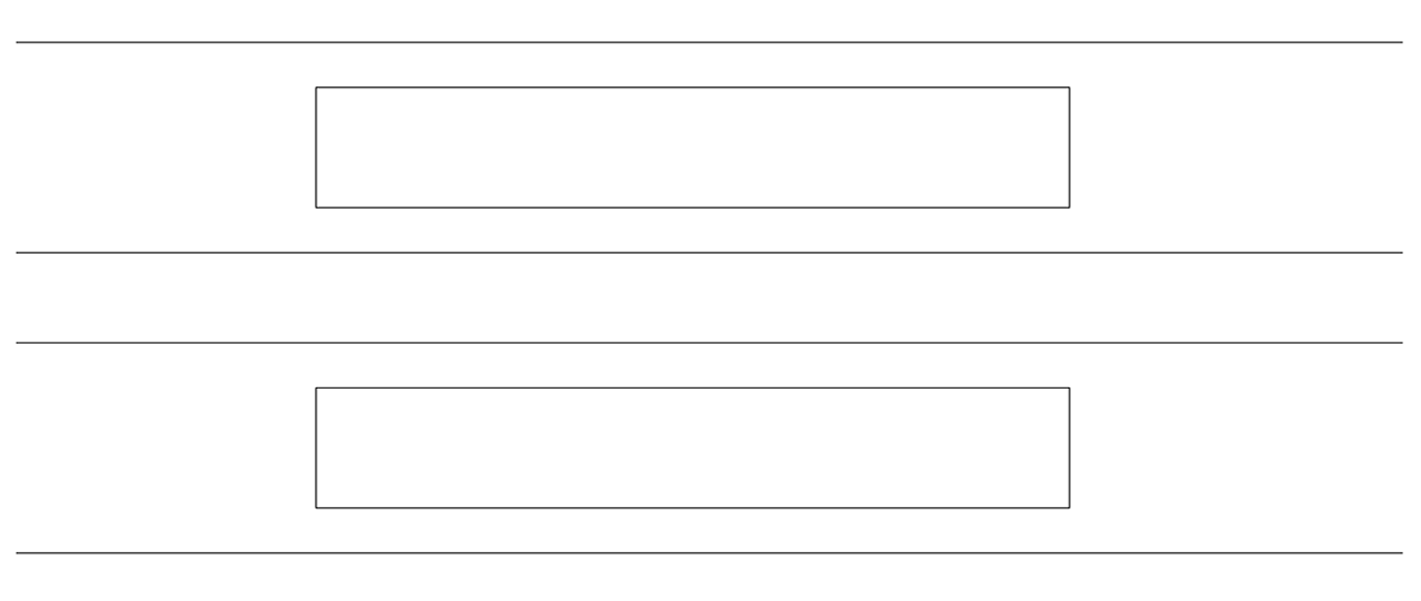 Plattformoppsett der passasjerer kun kan gå av og på toget fra én side.