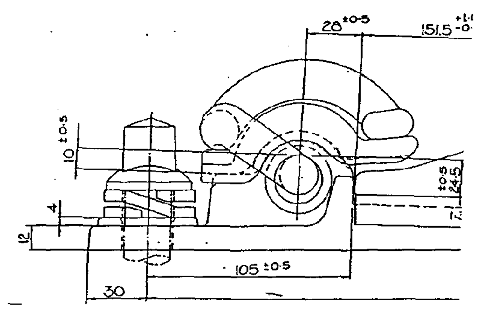 Pandrol Railfree befestigelse på bru.