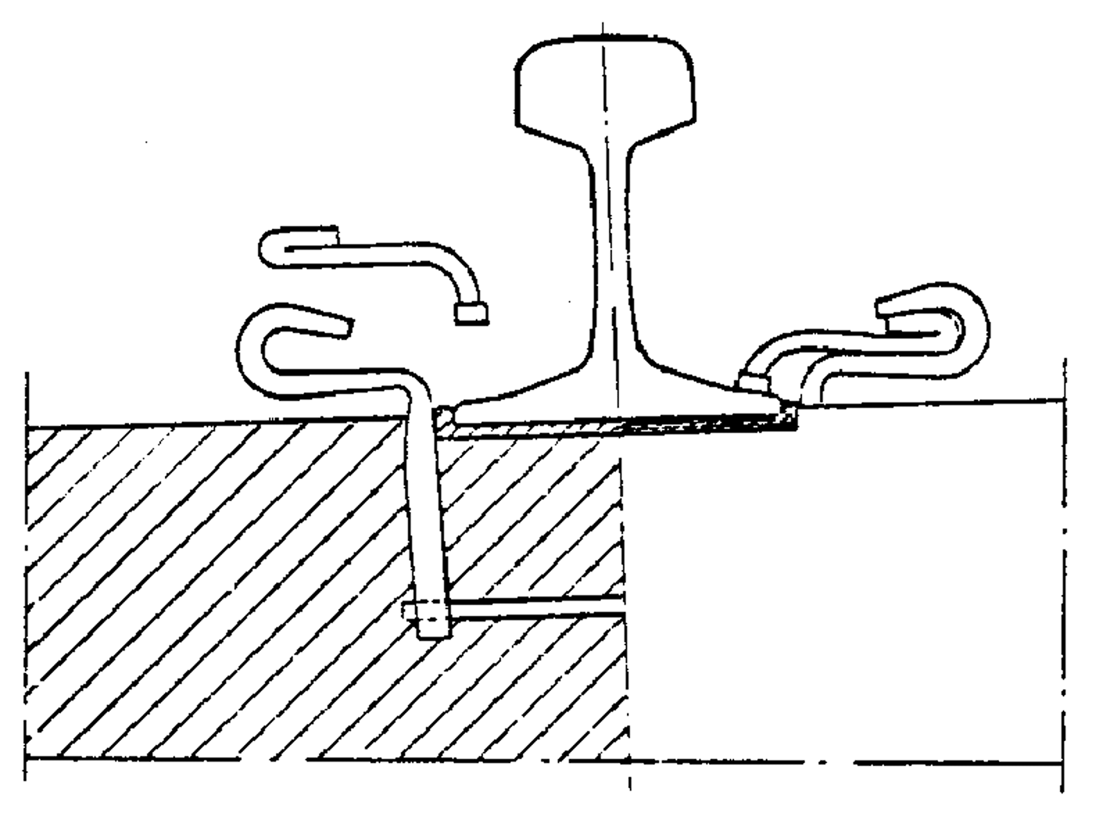 Hambo skinnebefestigelse.