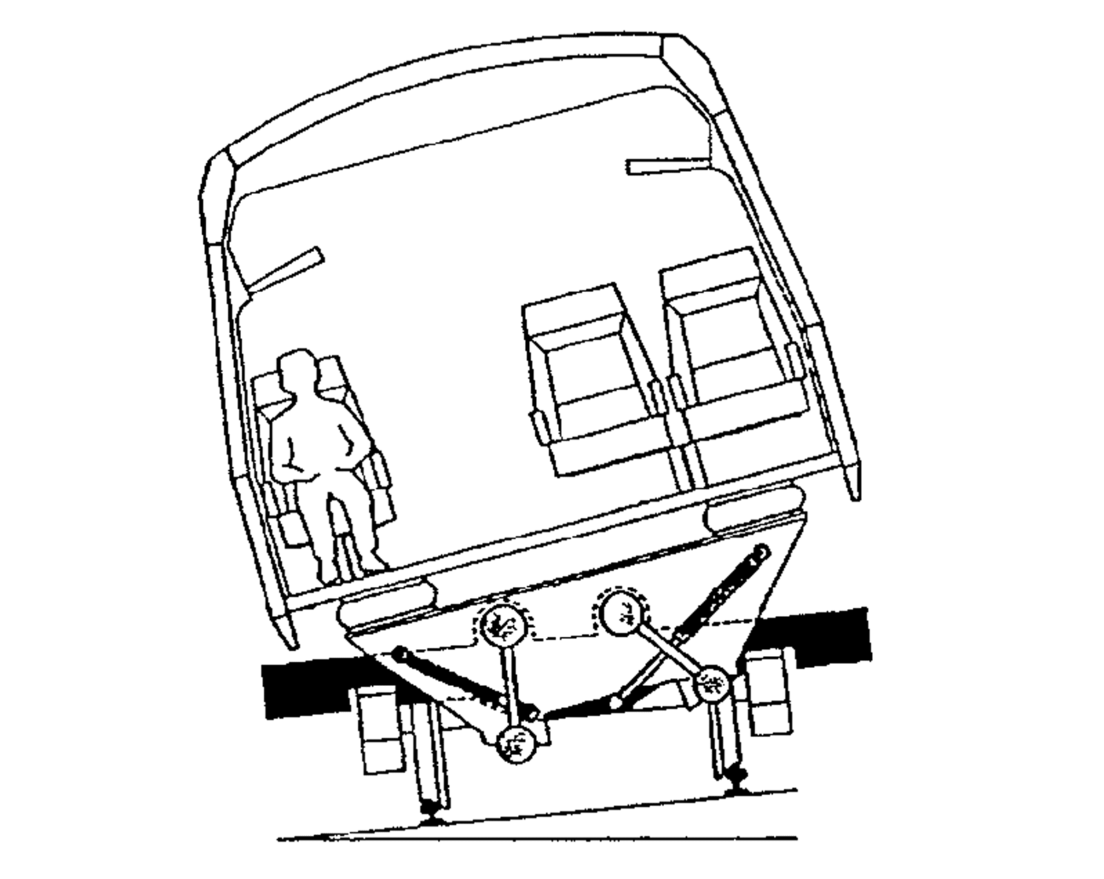 Passasjervogn med aktivt krengesystem for økt komfort i kurver.