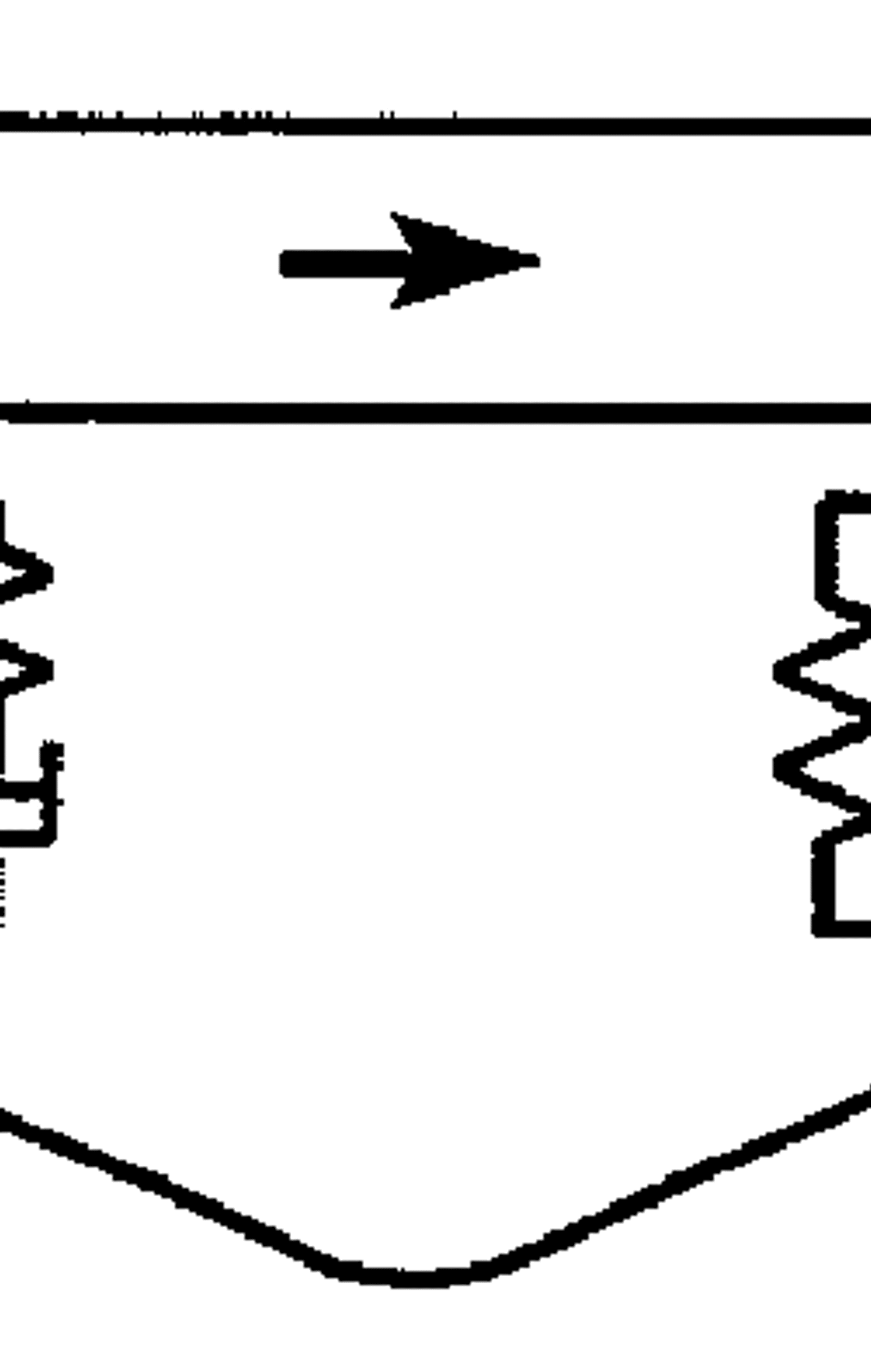 Illustrasjon av en to-akslet vogn som hopper på grunn av sporujevnheter.