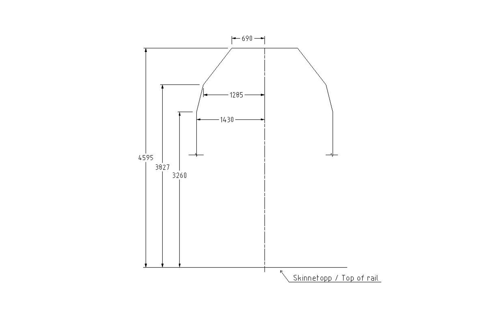 Multipurpose wagon gauge. Illustration. 