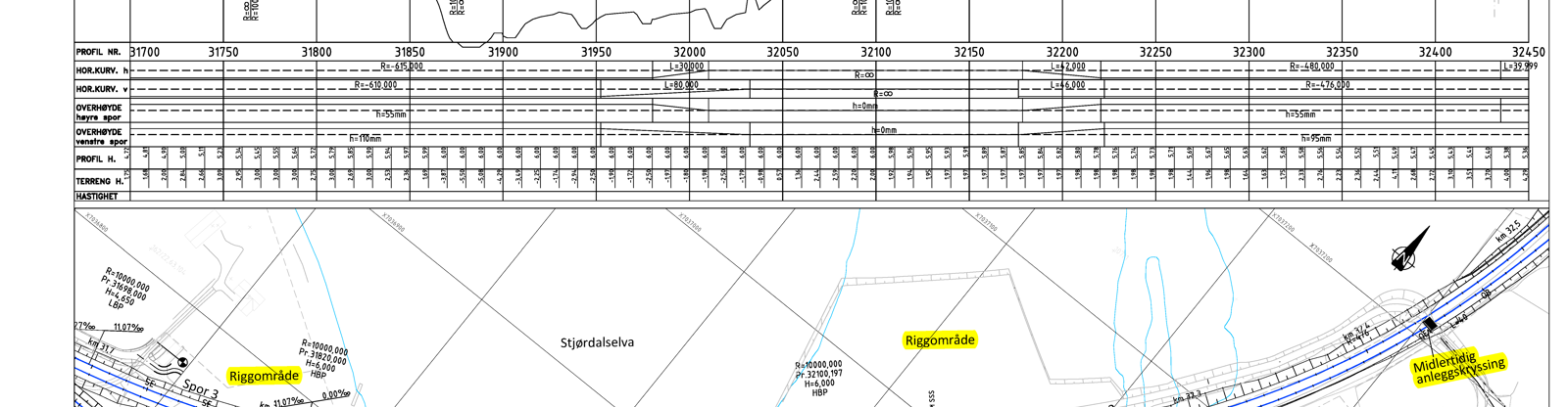 Eksempel på B-teikning detaljplan