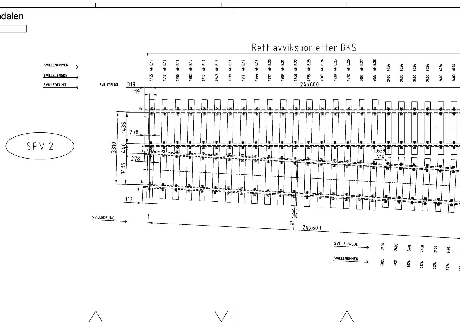 Eksempel på X-teikning for detaljplan